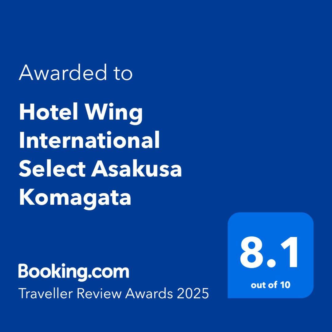 Hotel Wing International Select Asakusa Komagata Präfektur Tokio Exterior foto