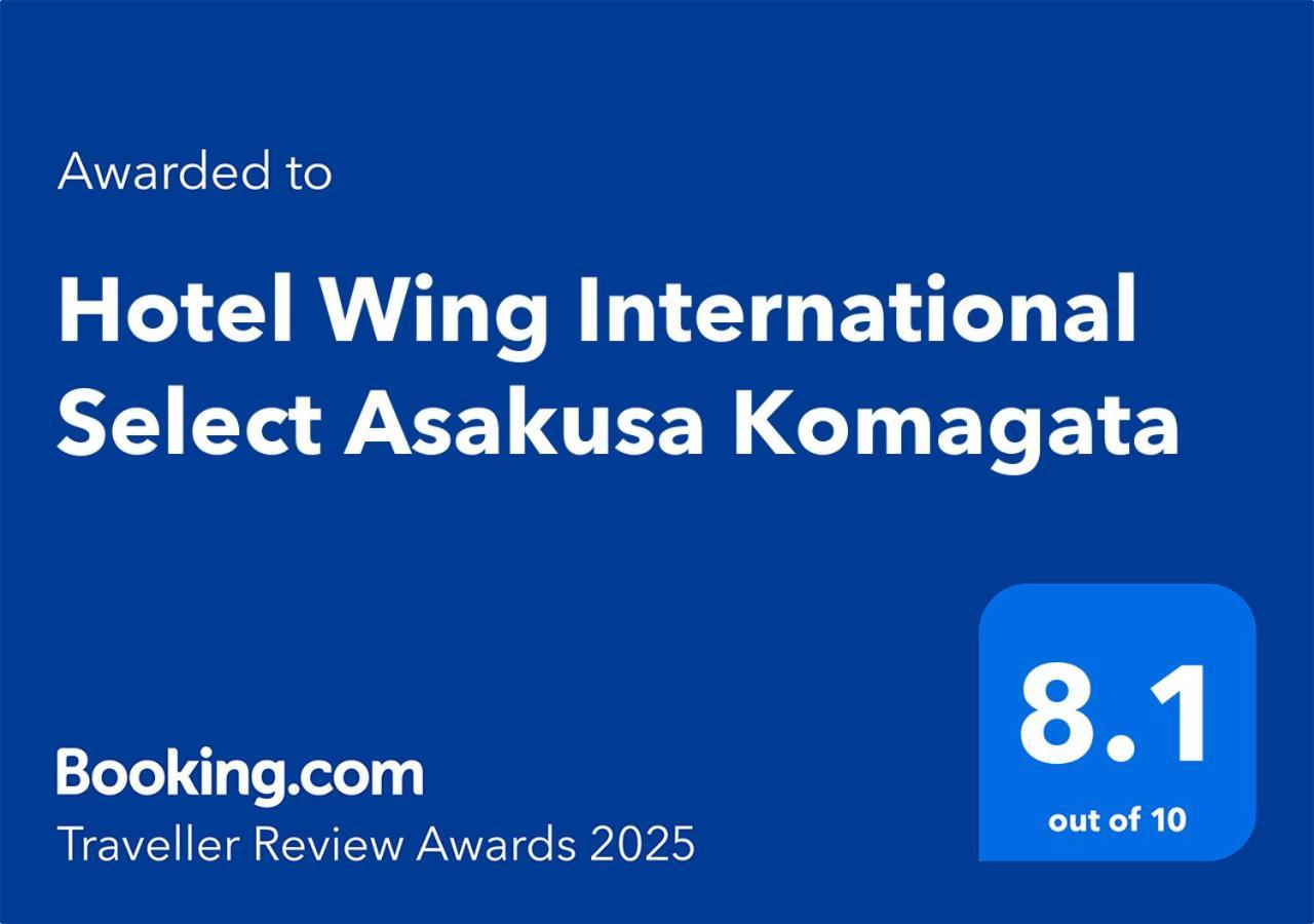 Hotel Wing International Select Asakusa Komagata Präfektur Tokio Exterior foto